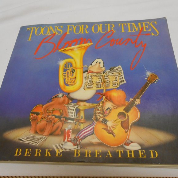 Excellent PB BOOK: Toons For Our Times Bloom County Berke, Breathed 1984 📘🔥 - Picture 9 of 9